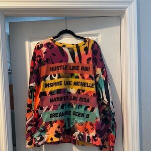 Colorful Graphic Sweatshirt